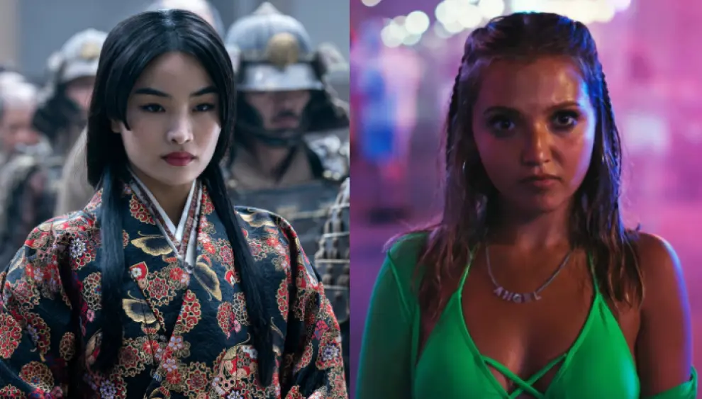 Anna Sawai y Mia McKenna-Bruce