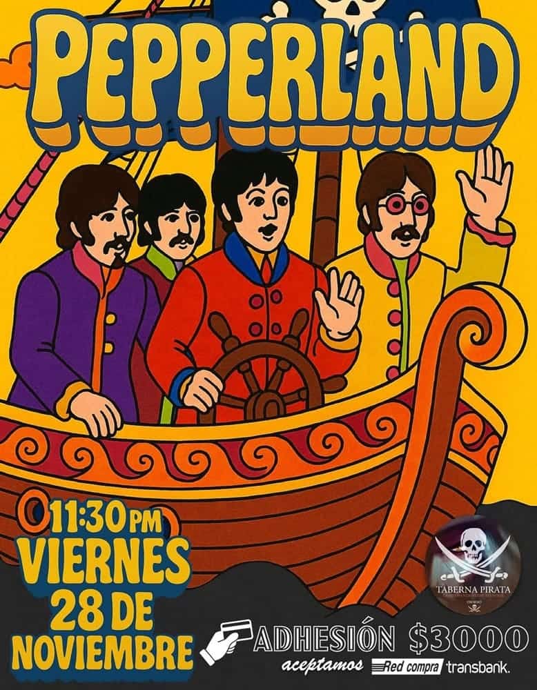 PEPPERLAND EN VIVO – TABERNA PIRATA