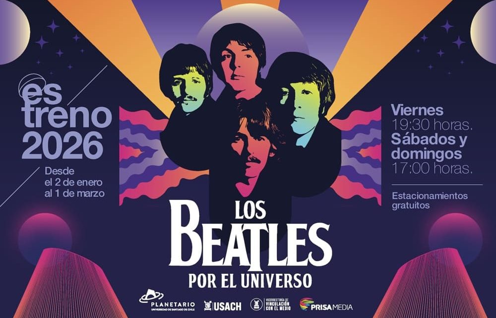 Los Beatles por el Universo: el nuevo espectáculo inmersivo del Planetario USACH llega desde el 2 de enero.
