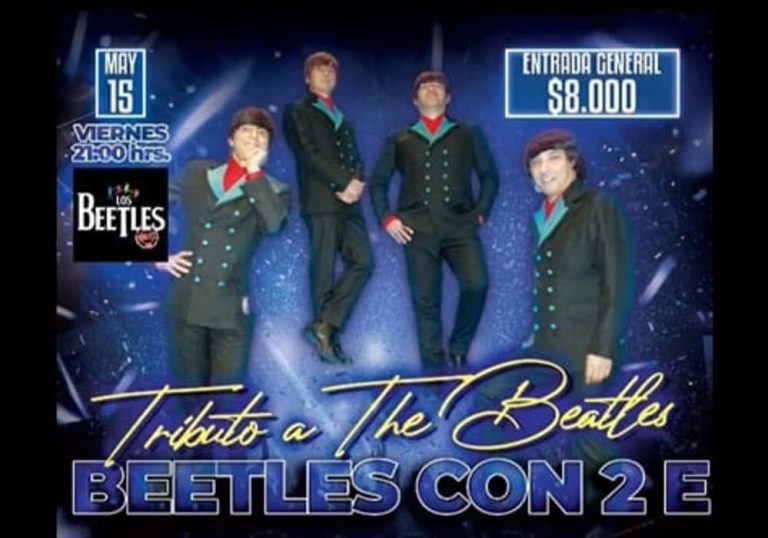 “Beatles con 2 E” realizará tributo a The Beatles este viernes 15 de mayo en Peñalolén